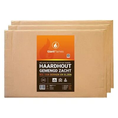 Gemengd Zacht Haardhout Berken & Elzen – 64 Dozen