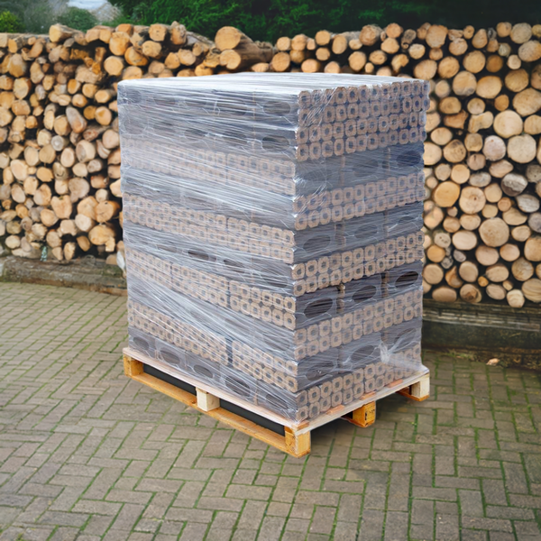 Pini Kay Eiken Houtbriketten - 96 Zakken x 10kg (960kg) - Afbeelding 2