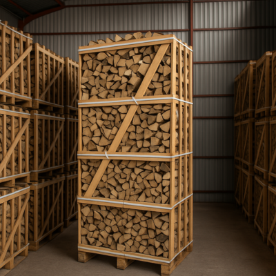 Beukenhout Haardhout 25cm - Grote Pallet 1,8m³ Ovengedroogd