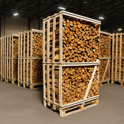 Elzenhout Haardhout 25cm - Grote Pallet 1,8m³ Ovengedroogd